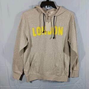 Fire & Glory Sweatshirt Medium Men's Gray LONDON Hoodie with Kangaroo Pocket NWT